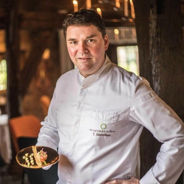Chef Niels in his restaurant
