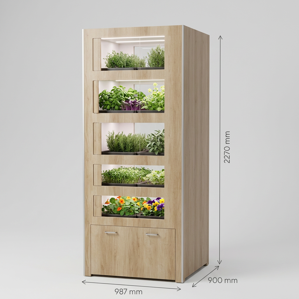 Mia afmetingen: 987 × 900 × 2270 mm